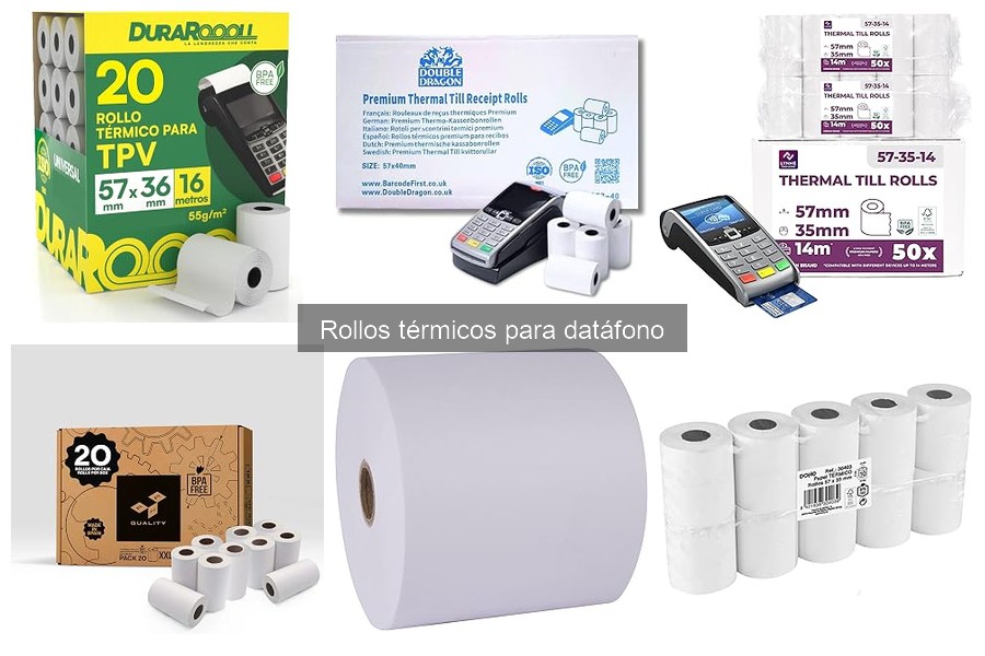 Cómo seleccionar rollos térmicos para datáfono según uso