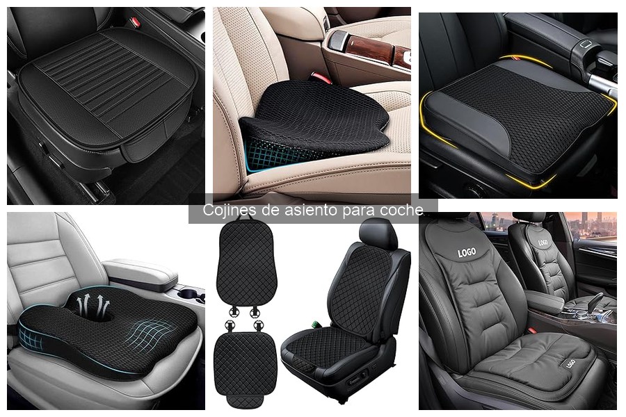 Comparativa de cojines de asiento para chóferes VTC en 2026