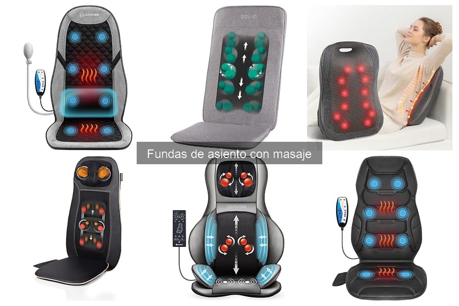 Comparativa de las Mejores Fundas de Asiento con Masaje para Taxistas