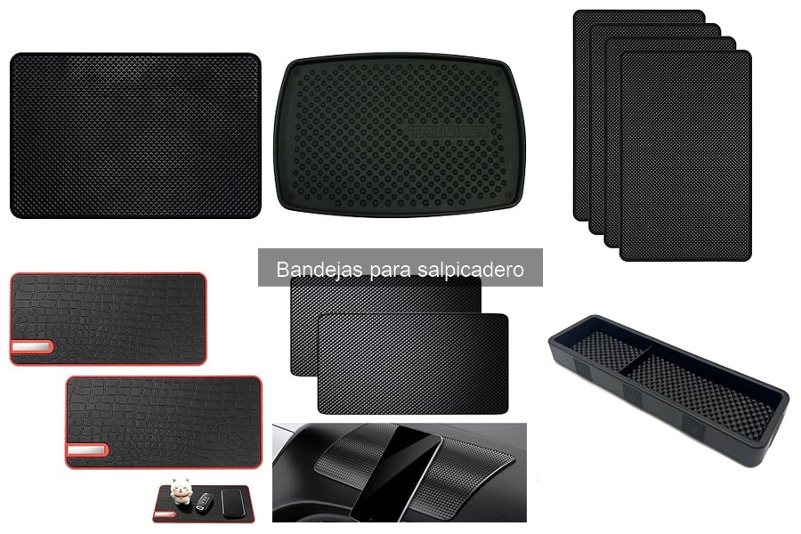 Mejores bandejas para salpicadero para taxistas en 2026
