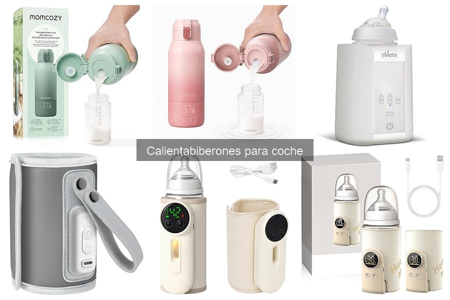 Mejores calientabiberones para coche en 2026: comparativa