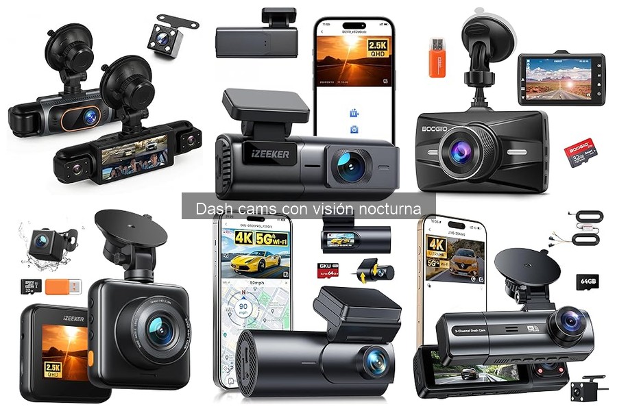 Mejores dash cams con visión nocturna para conductores 2026