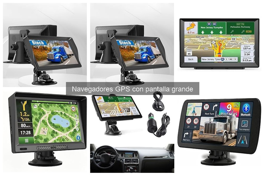 Mejores navegadores GPS con pantalla grande para taxistas 2026