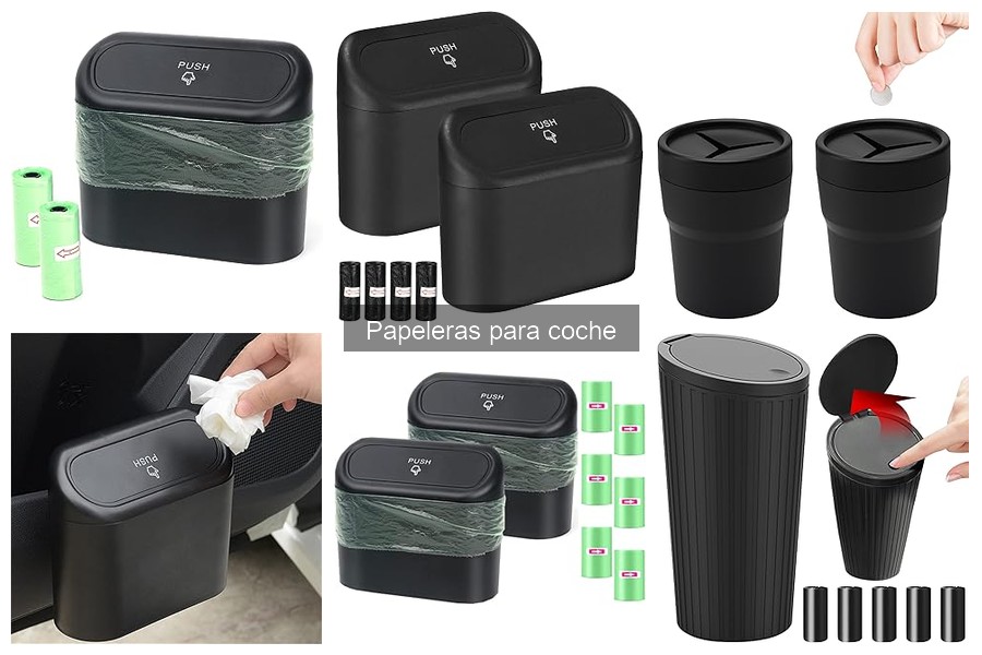 Mejores papeleras para coche: compara y elige la adecuada