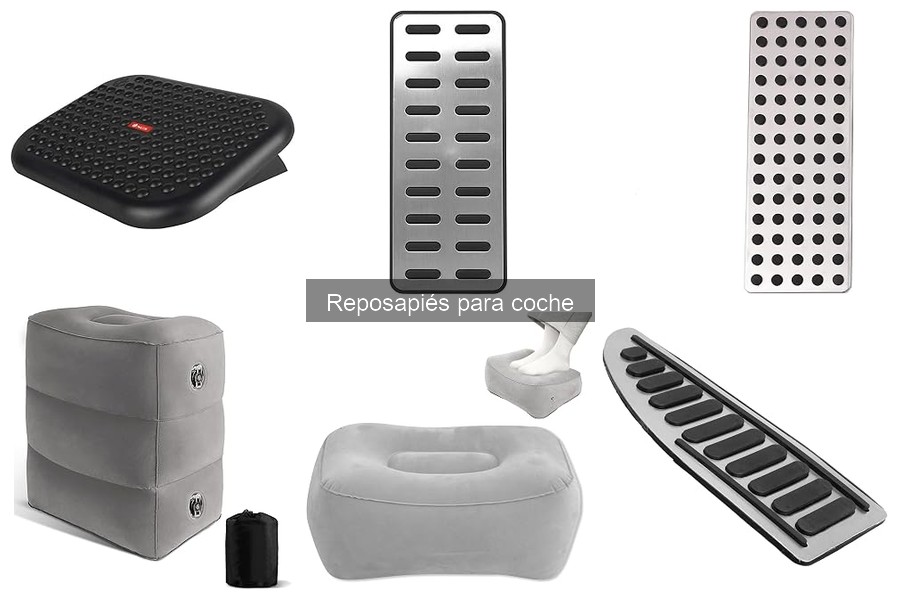 Mejores reposapiés para coche: comparativa 2026