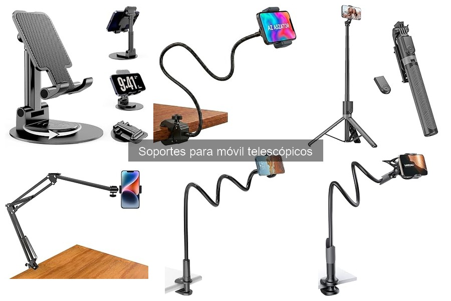 Mejores soportes telescópicos para móviles en vehículos 2026