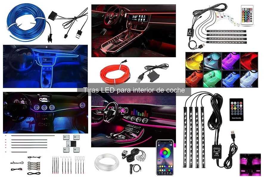 Mejores tiras LED para coches en 2023: comparativa y opiniones