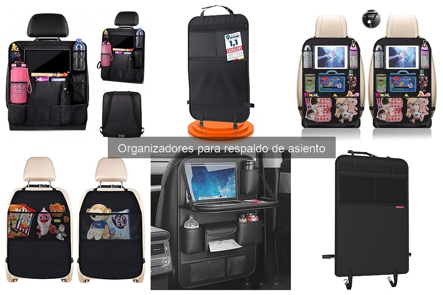 Organizadores para respaldo de asiento: ¿Qué son y para qué sirven?