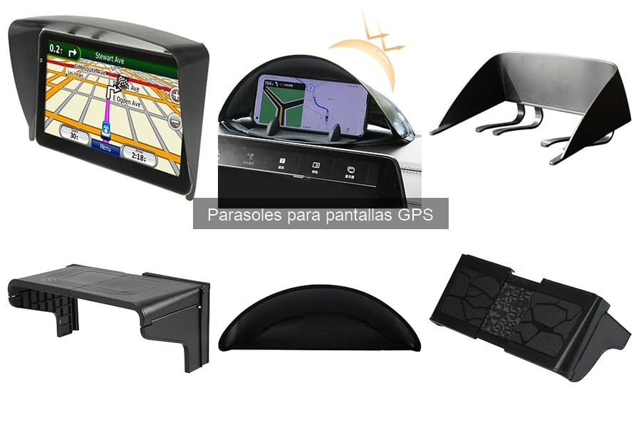 Problemas comunes con parasoles para pantallas GPS