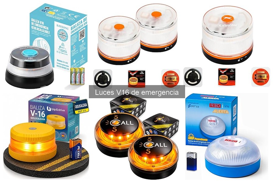 Problemas comunes de luces V16 de emergencia y soluciones