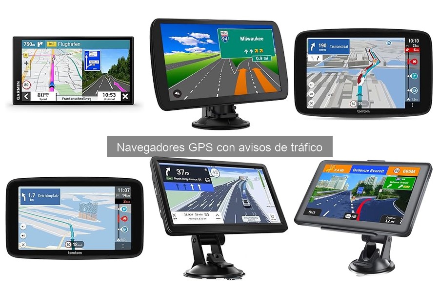 ¿Qué es un navegador GPS con avisos de tráfico?