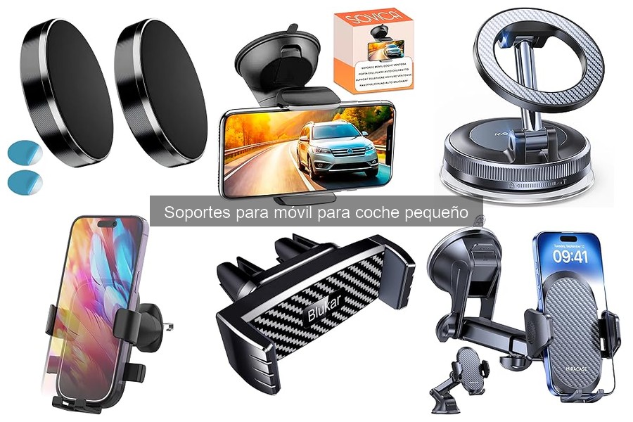 Soluciones a Problemas Comunes con Soportes para Móvil en Coches Pequeños